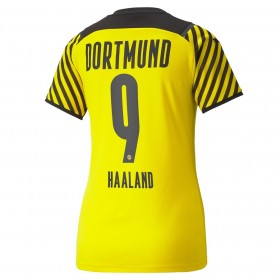 BVB Borussia Dortmund Erling Haaland 9 Dame Hjemme Fotballdrakt 2021-2022 Kortermet